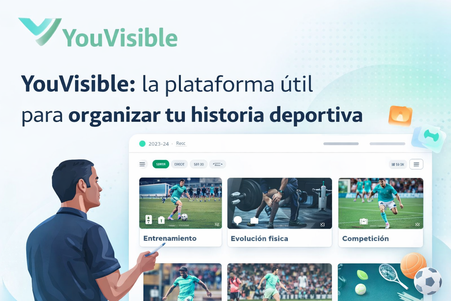 YouVisible: la plataforma útil para guardar, organizar y dar valor a tu historia deportiva