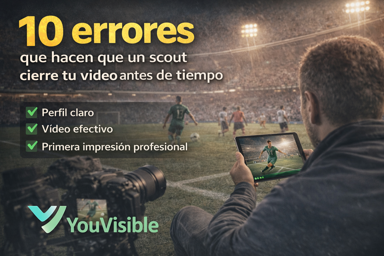 10 errores que hacen que un scout cierre tu video antes de tiempo