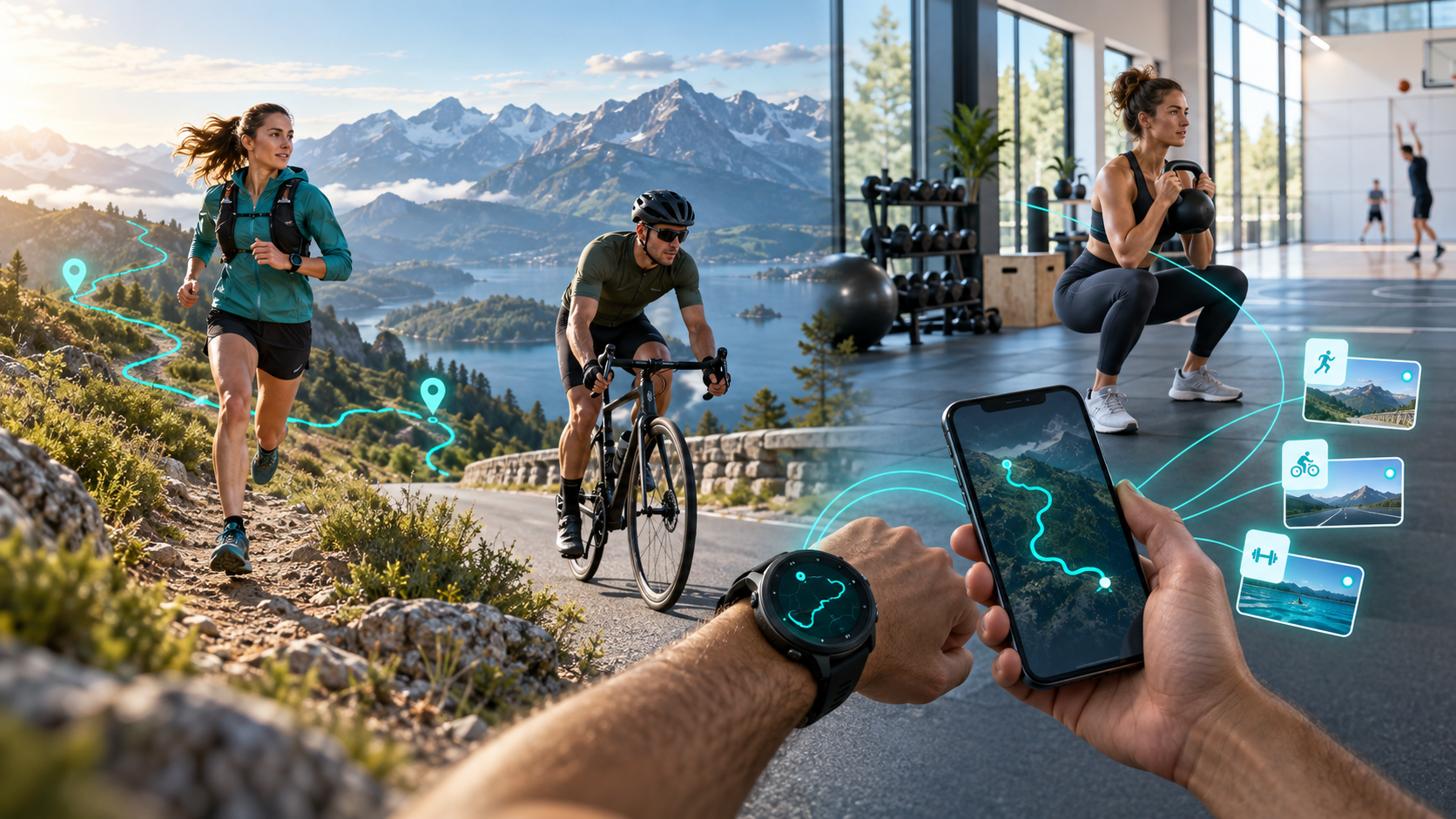 Cómo registrar tus actividades deportivas con o sin GPS y reunirlas en YouVisible