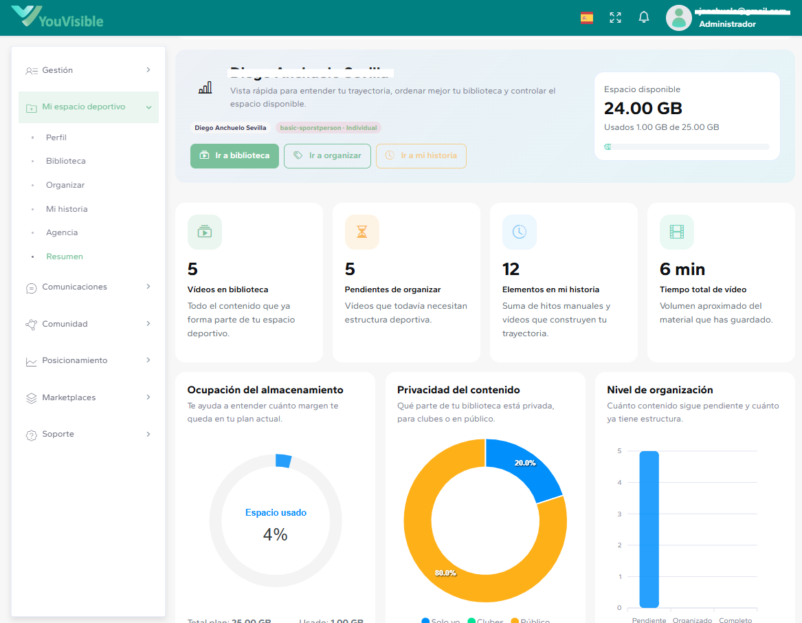 Así se ve una plataforma pensada para ordenar de verdad tu historia deportiva 4