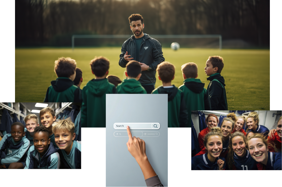 Club deportivo usando YouVisible para gestionar talento