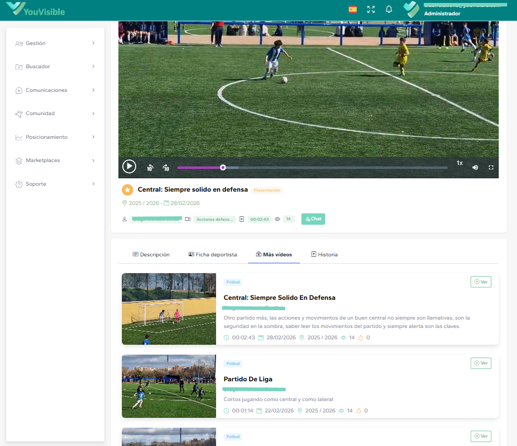 Así se ve un espacio pensado para descubrir talento y ordenar el contenido real del club 2